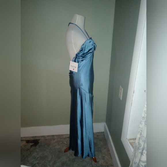 Vubiya Summer Satin Tube top midi dress size XL - Picture 7 of 7